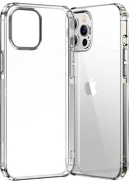 Apple iPhone 12 Pro Max Transparent Serisi Şeffaf Silikon Cep Telefonu Kılıfı