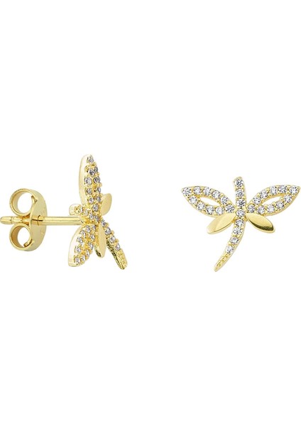 14 Ayar Taşlı Yusufçuk Altın Küpe fiyatları