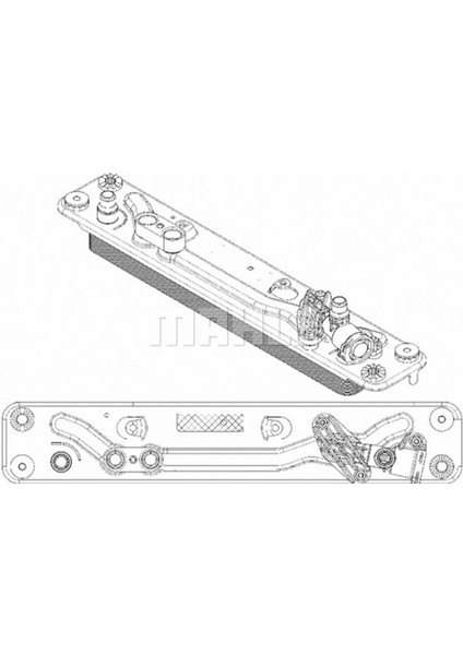 Knecht CLC182000P CLC182000P Şanzıman Yağ Soğutucu (393×334×79) E70 E71 E72 N52 B30 A-Af-B-Bf (ENO:8MO376792781