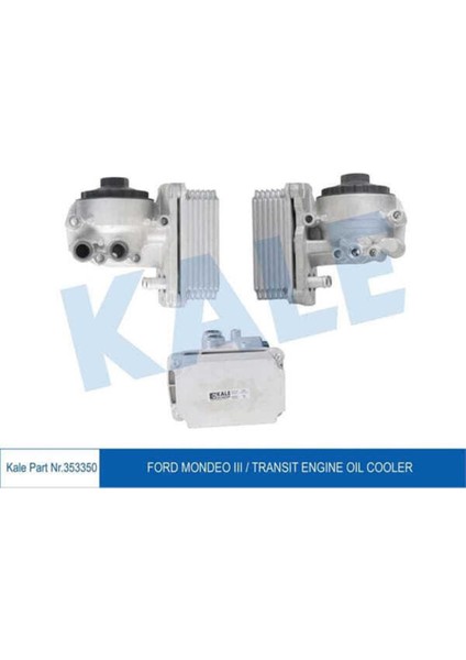 353350 Kale Oto Radyatör 353350 Yağ Soğutucu Ford Mondeo Iıı Transit