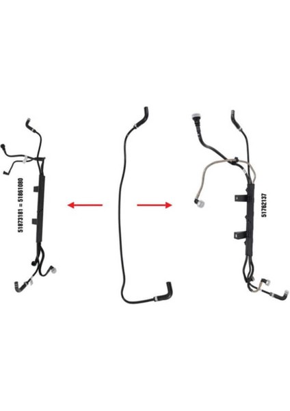 14616 14616 Yakıt Borusu Braket Hariç New Doblo 1.3 Multıjet