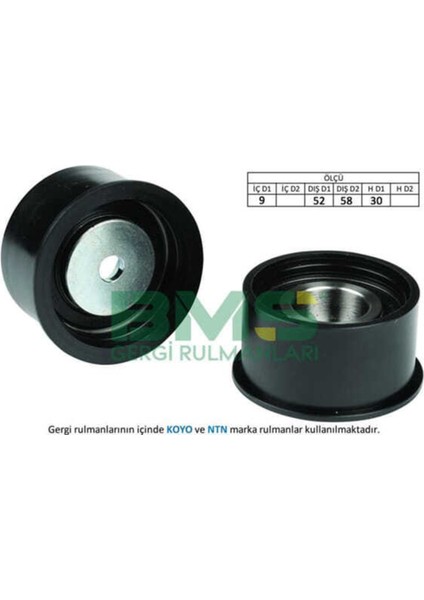 14 14 Eksantrik Gergi Rulmanı Astra F 93-01 - Vectra A 89-00 1.8i 16V-2.0I 16V- Omega B 2.0 16V 94-