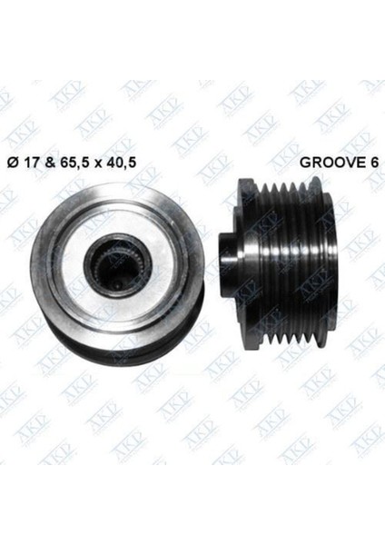 OP115128 OP115128 Alternatör Kasnağı Astra H-Vectra C-Zafira B-Doblo-Grande Punto-Bravo-Stilo 1.9 Jtd-1.9