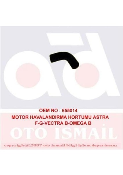 765 Doğru Kauçuk 765 Motor Havalandırma Hortumu Astra F G Vectra B Omega B