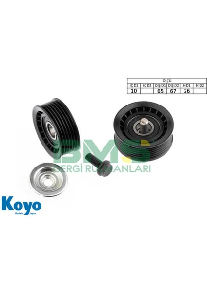 515 515 Alternatör Avare Gergi Rulmanı Transit V184 01-06 Mondeo Iıı 00-07 2.0tdcı