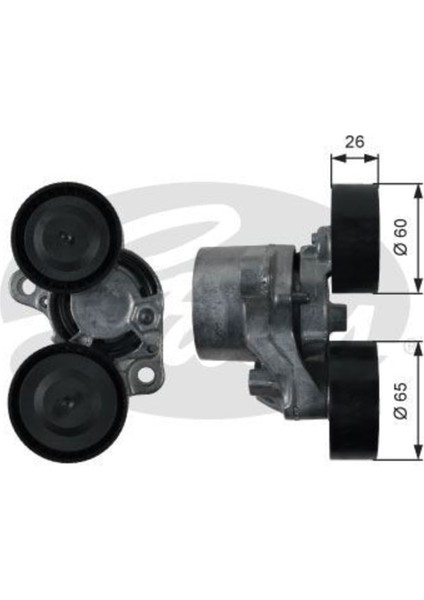 T39198 T39198 V Kayış Gergi Rulmanı F20 21 22 90 91-92 93 F30 31 F10 11 12 01 02×1 X3×5 F15 11-14