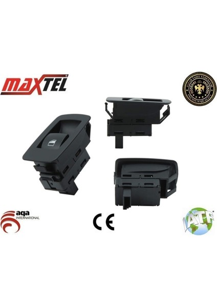 18209874 18209874 Cam Kaldırma Anahtarı Bmw 3 Seri E87-E90-E53-E70 Sağ Siyah