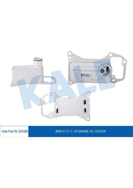354385 Kale Oto Radyatör 354385 Yağ Soğutucu Bmw 3-5-7-X5 (F01 F02 F03 F04 F07 F10 F11 E90 E91 E92 E93) 08-