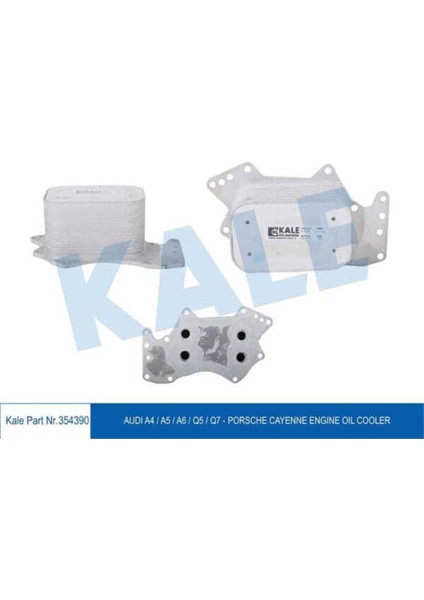 354390 Kale Oto Radyatör 354390 Yağ Soğutucu A4 A5 A6 Q5 Q7 Cayenne 2.7 3.0 Tdı 04-15