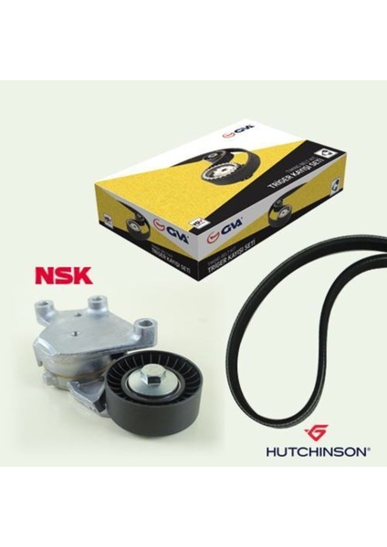 59A4321 59A4321 Alternatör Gergi Seti Kütüklü 206 307 1007 C3 C4 Fiesta Focus 1.4 1.6 Tdı Hdı Ac - K016P