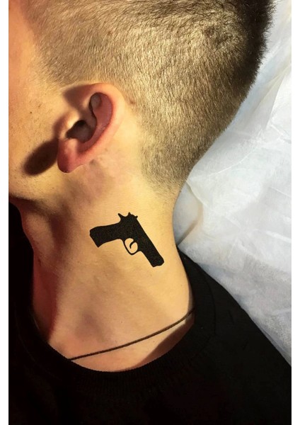 Silahh Mini Geçici Dövme Tattoo