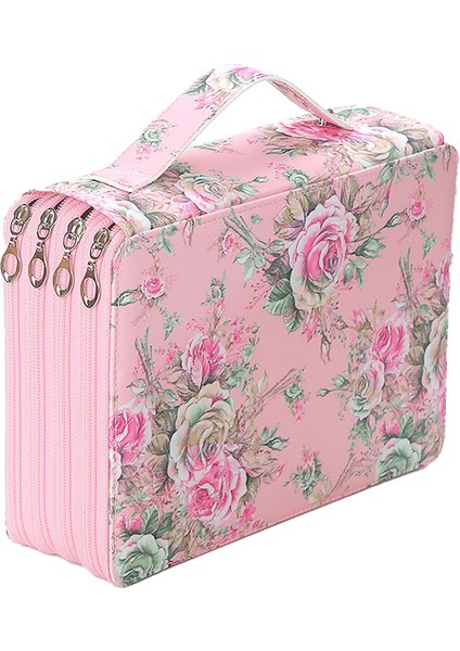 Çok Fonksiyonlu Resim Öğrenci Kalem Kutusu-Pembe (Yurt Dışından)