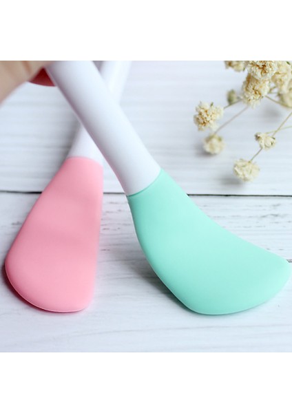 2 Adet Çift Başlı Silikon Maske Fırçası-Mor Çift Taraflı (Yurt Dışından)