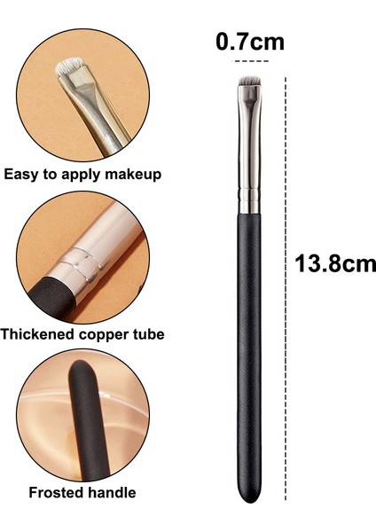 Eyeliner Fırçası Kaş Fırçası Düz Kafa FIRÇASI-G1021 Arc Eyeliner Fırçası (Yurt Dışından)