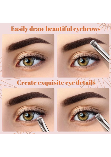 Eyeliner Fırçası Kaş Fırçası Düz Kafa FIRÇASI-G1021 Arc Eyeliner Fırçası (Yurt Dışından)