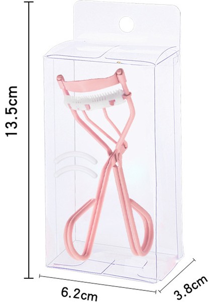 Çift Hatlı Kirpik Kıvırıcı Taraklı-Pembe-Beyaz Taraklı Pvc Kutulu (Yurt Dışından)