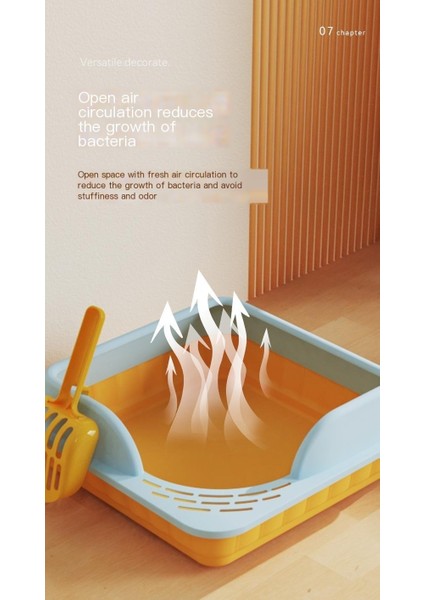 Çıkarılabilir Kedi Kumu Kutusu-Sarı (Yurt Dışından) fırsatları