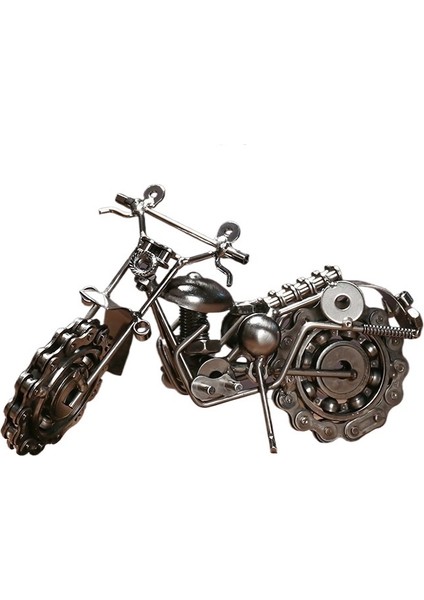Retro Metal El Sanatları Demir Harley Motosiklet Oyuncak Süsler (Yurt Dışından)