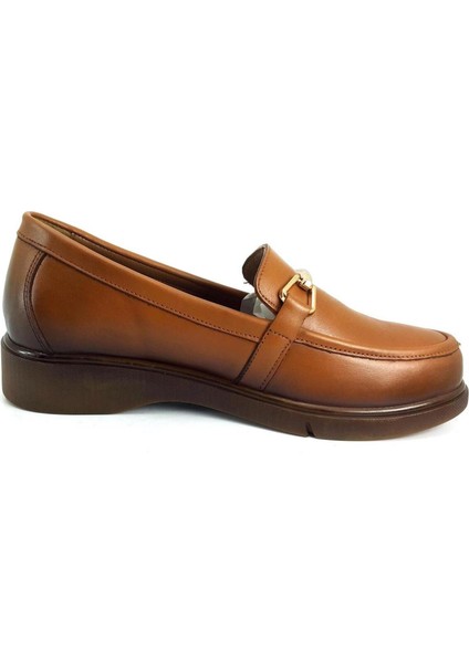 23073005K Kadın Deri Loafer Ayakkabı modelleri