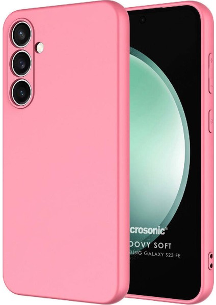 Samsung Galaxy S23 Fe Kılıf Groovy Soft Pembe