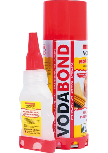 Mdf Kit Hızlı Yapıştırıcı 200 Ml + 50 Gr Şeffaf