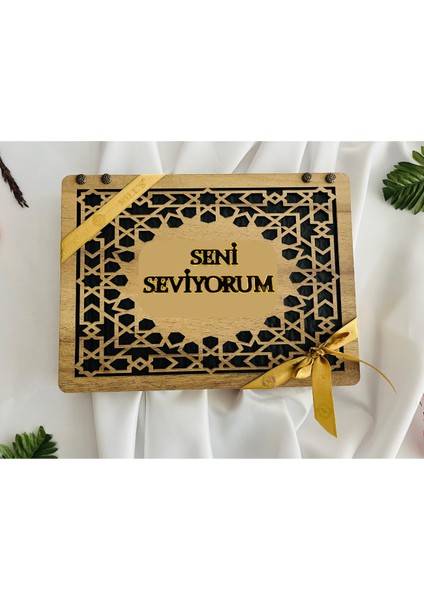 Nills Premium Seni Seviyorum Ahşap Kutuda Çikolata