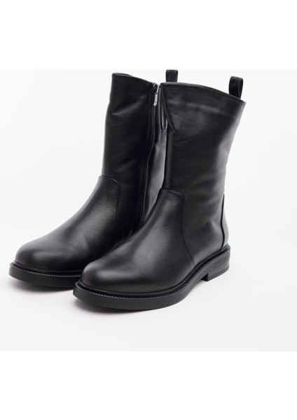 Hakiki Deri Fermuarlı Kadın Bot fiyatları