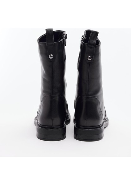 Hakiki Deri Fermuarlı Kadın Bot fırsatları