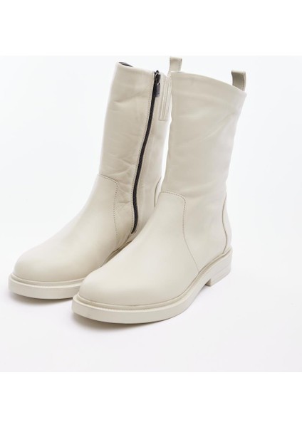 Hakiki Deri Fermuarlı Kadın Bot fiyatları