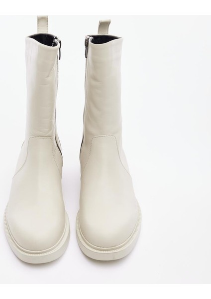 Hakiki Deri Fermuarlı Kadın Bot modelleri