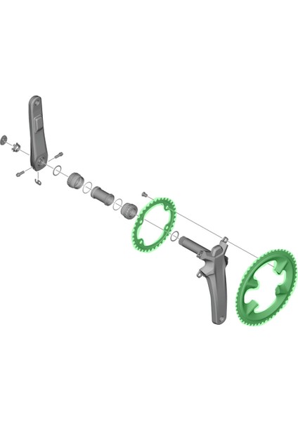 52-Nh Aynakol Dişlisi Dura-Ace FC-R9200/P 110MM Bcd 4 Kollu