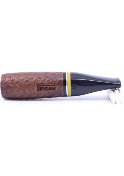 Toscanello Backwoods Duman Desen Işlemeli Ağızlık Kahverengi - Siyah/sarı Şeritli