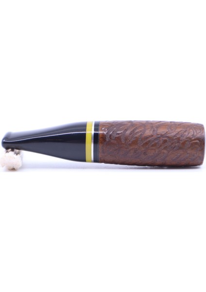 Toscanello Backwoods Duman Desen Işlemeli Ağızlık Kahverengi - Siyah/sarı Şeritli modelleri