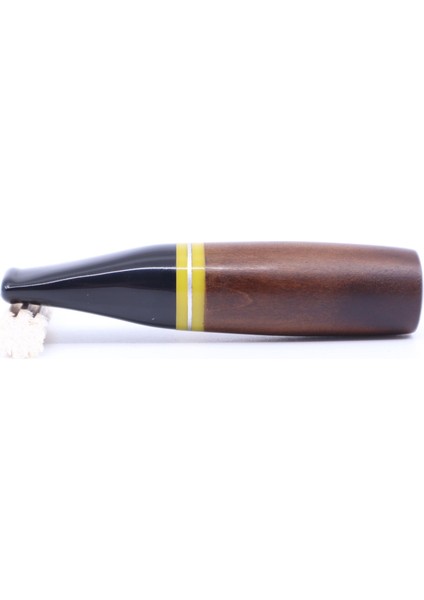 Toscanello Backwoods Ağızlık Kahverengi - Sarı Şeritli