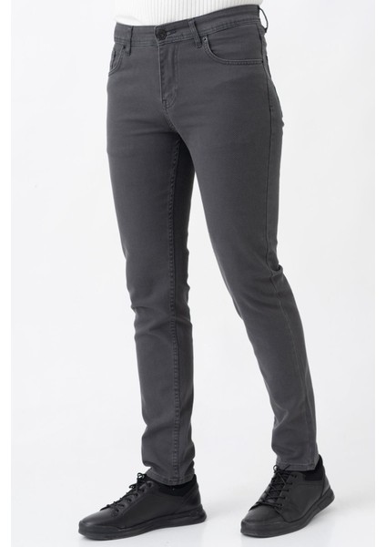 Cúcuta J2406 Normal Fit Pamuklu Jean Pantolon Antrasit