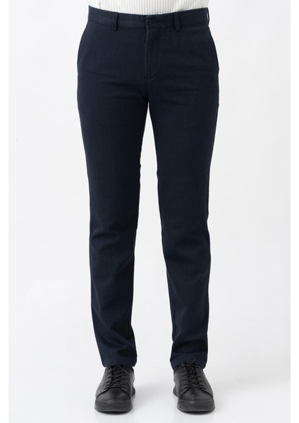 Medellín P1007 Cosmos Slim Fit Likralı Pantolon Mavi