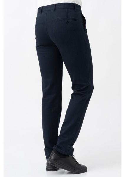 Medellín P1007 Cosmos Slim Fit Likralı Pantolon Mavi fırsatları