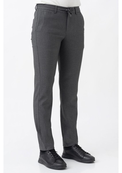 Bogotá P1005 Havana Slim Fit Likralı Pantolon Gri modelleri