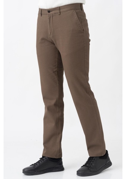 Cali P1006 Slim Fit Pamuklu Likralı Pantolon Toprak fiyatları