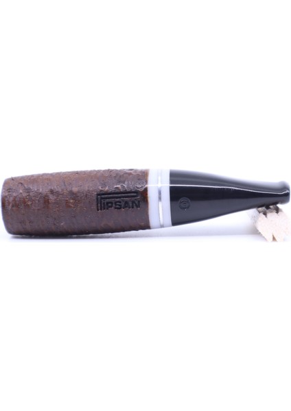 Toscanello Backwoods Işlemeli Ağızlık Kahverengi - Beyaz Şeritli