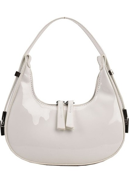 Rugan Parlak Omuz Çantası Koltuk Altı (Yurt Dışından)