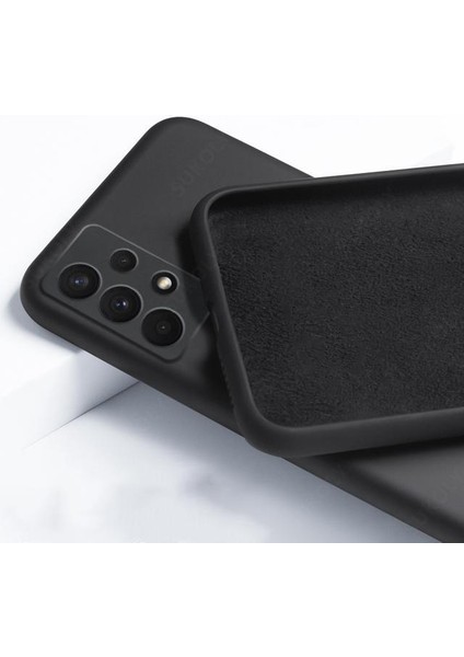 Samsung Lansman Likid Silikon Kamera Korumalı Kılıf Lacivert-Samsung A52 fiyatları