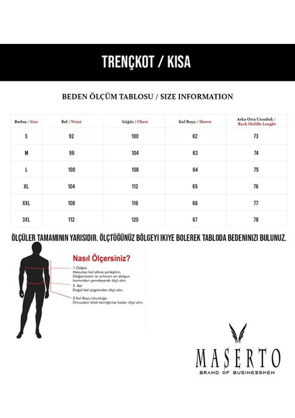 Slim Fit Erkek Kısa Model Açık Kahve Trençkot