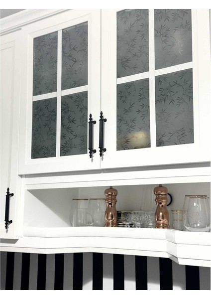 Şehzade Siyah Tv Ünitesi Vestiyer Yatak Odası Mutfak Dolap Çekmece Kulpu 96 mm (9,6 Cm) 15 Adet