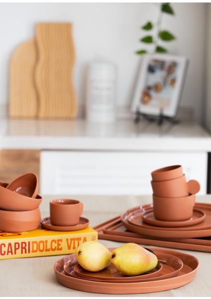 Cotta Limoges Ikram Tabağı Terracota 16 cm