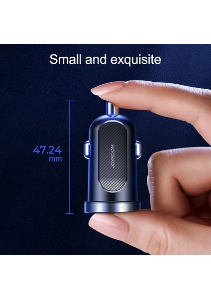 30W Mini Pd+Qc3.0 Çift Bağlantı Hızlı Araç Şarj Cihazı modelleri