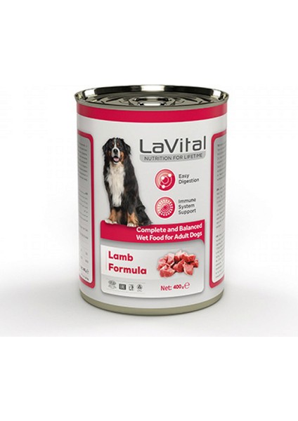 Yet.kuzu Köpek 400gr Kuzu Etli Ezme Konserve x 4 Adet