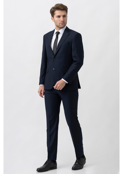 Soledad T2037 Regular Fit 4 Drop Takım Elbise Lacivert