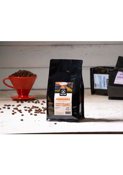 The Mill Honduras Finca Cerro Azul Öğütülmüş Kahve 250 G - Ustalıkla Kavrulmuş Kahve Çekirdeklerinden - %100 Arabica - Turunçgil Notalarında Zengin Aroma - Filtre/kahve Makineleri Için Uygun