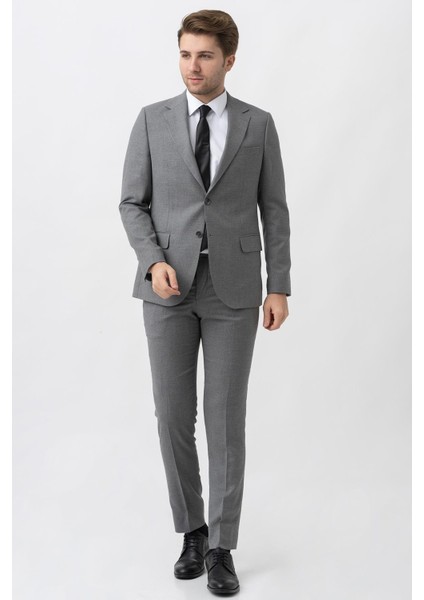 Ibagué T2032 Slim Fit 6 Drop Takım Elbise Desenli